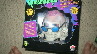 Vintage1996 Toymax Goosebumps Freaky Faces Curly Rubber Toy Rl Stine Rare