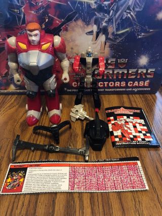 Transformers G1 1988 Sky High Autobot Pretender 100 Complete
