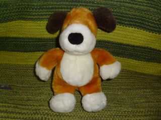 Kipper The Dog Plush Toy Brown White Soft Stuffed Animal Puppy Doll Prestige 9 "