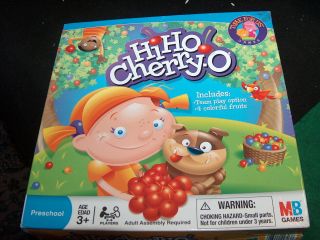 Hi Ho Cherry - O Board Game 100 Complete Milton Bradley Hasbro 2007