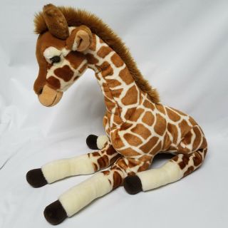 F.  A.  O.  Schwarz Toys R Us Realistic Giraffe Plush 18 " Geoffrey 2015 Fao