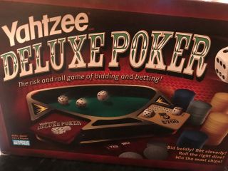 Yahtzee Deluxe Poker In Bags Parker Brothers