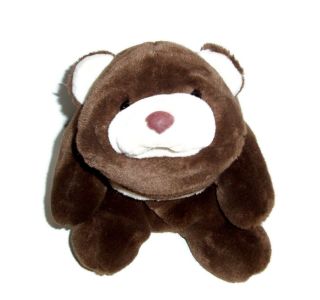 Vintage Gund 1980 Dark Chocolate Brown Snuffles Bear Plush Stuffed Animal