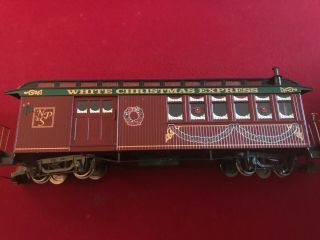 Bachmann G Scale White Christmas Express Combine Post Office/passenger Car
