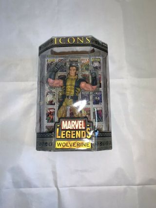 Toybiz Marvel Legends Icons 12 " Wolverine Unmasked Logan Variant 2006