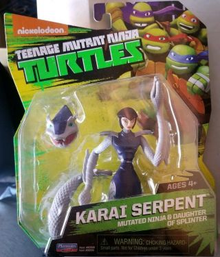 Teenage Mutant Ninja Turtles Karai Serpent 2014 Playmates Nickelodeon Misb