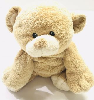 Ty Pluffies 2007 Baby Woods Brown Teddy Bear Sewn Eyes Stuffed Animal Plush Toy