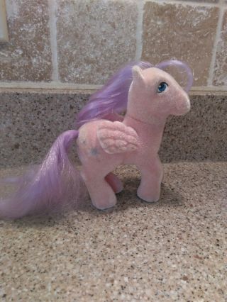 Vintage G1 My Little Pony Hasbro Toy - - North Star - - So Soft Ponies - Good Cond