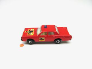 Matchbox Superfast 59 Mercury Fire Chief Car