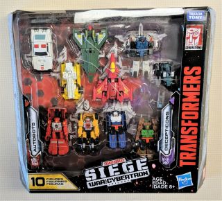 Transformers Siege Target Exclusive Autobots & Decepticons 10 Pack.