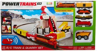Remote Control Motorized Engine With A Headlight Plus 4 Additional Train