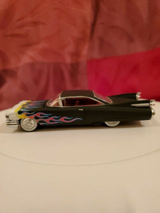Hot Wheels 1959 Cadillac Coupe De Ville Flat Black Wild Flames Loose