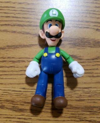 Luigi Toy World Of Nintendo Jakks 2014 Mario Bros.  4.  5 " Figure