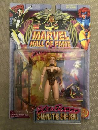 Savage She - Force Shanna The She - Devil Marvel Hall Fame Action Figure Toybiz 1997
