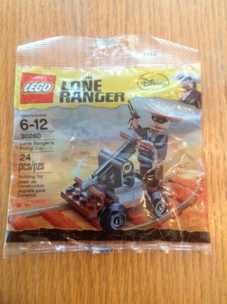 Lego The Lone Ranger Pump Car Set - 2013 - In Bag