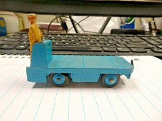 Vintage Dinky Toys BEV Electric Truck Blue With Operator Diecast 1:43 Scale 3