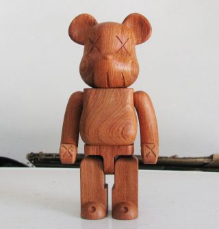 Wood Kaws Ted Rare Luxury Bearbrick Pvc Diy Fashion Toy Handmade Action Figure