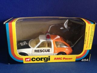 Vintage Corgi 484 Amc Pacer Rescue Car Box