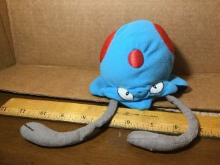 Pokemon Plush Tentacool 2007 Jakks Bean Bag Doll Figure Stuffed Toy Usa Seller