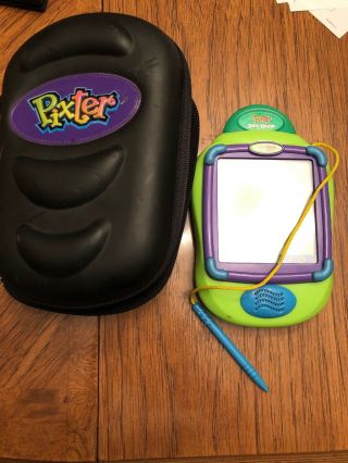 Pixter Color Hand Held Game System With Case Fisher Price