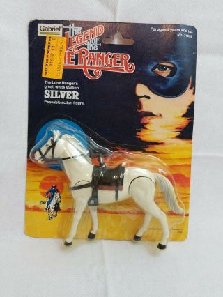 1980 Gabriel Legend Of The Lone Ranger Silver Horse Action Figure
