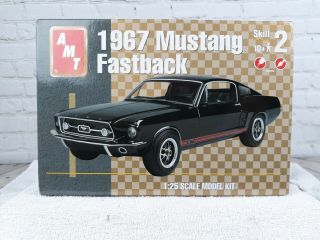Amt 1967 Mustang Fastback 1/25 Scale Model Kit 31550