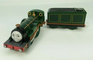 Thomas & Friends Trackmaster Motorized Train Engine Emily With Coal Tender Car