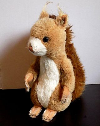 Vintage (?) Steiff Squirrel Soft Toy With Button In Ear.