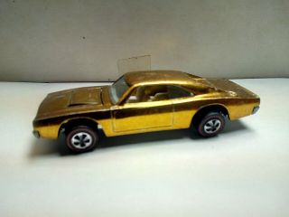 Hot Wheels Redline Custom Dodge Charger In Honey Gold White 1968 100