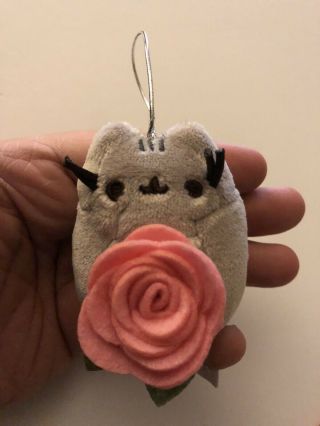 Custom Pusheen Rose Keychain Mini Surprise Plush