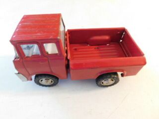 Marx Pressed Steel Extended Cab Truck Pickup Truck Red No Dents Rust