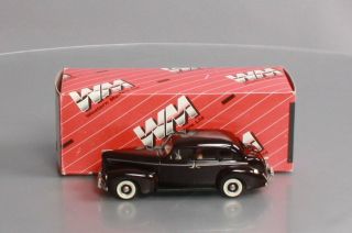 Western Models Wms101 1:43 1940 Nash Ambassador 8 - Burgundy Ln/box