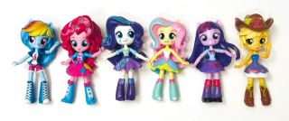 My Little Pony Mlp Equestria Girls Minis Elements Of Friendship Sparkle Set