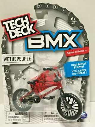 Tech Deck Bmx Finger Bikes Series 11 Wethepeople Flick Tricks Red/black