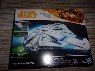 Hasbro Star Wars Solo Force Link 2.  0 Millennium Falcon With Escape Craft