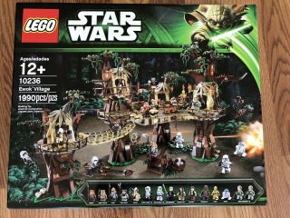 Lego Star Wars Ewok Village 10236 Box,  Retired Set Ready To Ship