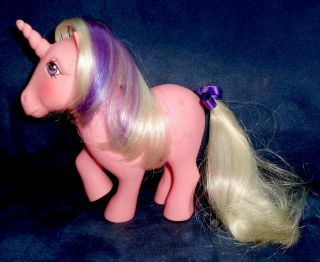 Rose: My Little Pony Vintage Unicorn Twilight Very Good G1