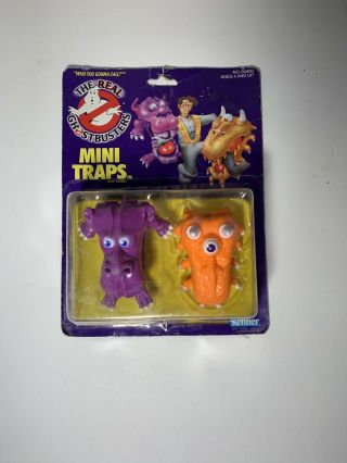 1984 Kenner The Real Ghostbusters Mini Traps Ghost Figures 80400 Moc