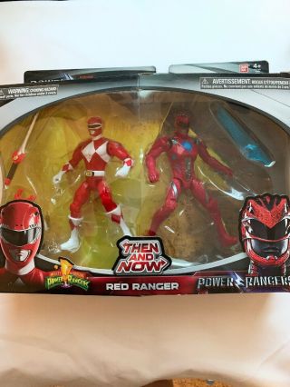Power Rangers Movie Then And Now Red Ranger Action Figure 2 - Pack