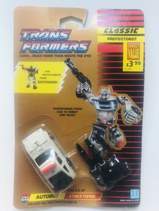 Transformers G1 Classic Protectobot Streetwise Mosc Afa Ready