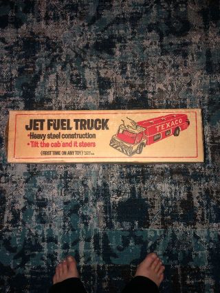 Vintage 1960 Texaco Jet Fuel Truck