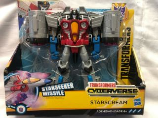 Transformers Cyberverse Starscream Ultra Action Figure