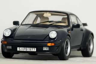 1:18 Norev " 1977 Porsche 911 3.  3 Turbo Coupe " (midnight Blue) Rare 187540