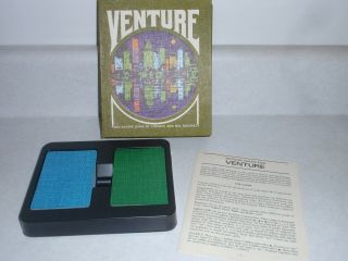 1970 Venture Finance & Big Business Bookshelf Card Game Complete 3m Gamette