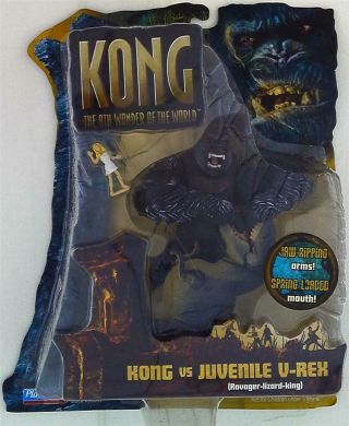 Playmates Kong / The 8th Wonder Of The World Kong Vs Juvenile V - Rex
