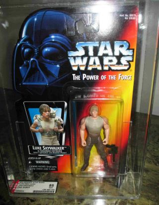 Star Wars Afa 85 Luke Skywalker Dagobah Long Saber Power Of The Force 2 Nr