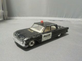 Vintage Dinky Toys Ford Fairlane Police Car England Meccano Ltd