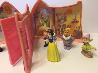 VINTAGE Mattel 1993 Disney ' s Snow White Once Upon a Time Playset Figures 3