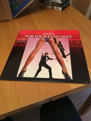 James Bond 007 For Your Eyes Only Lp Vinyl Record