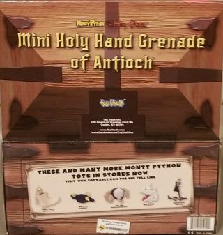Monty Python Mini Holy Hand Grenade Of Antioch Plush By The Toy Vault EUC RARE 3